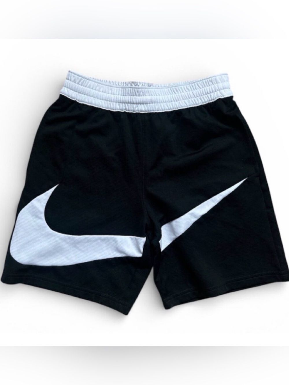 Nike Black Shorts with white Swoosh Accent